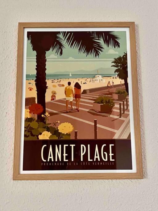 Studio Cote Plage Tout Equipe Vue Sur Le Canigou Canet-en-Roussillon Bagian luar foto